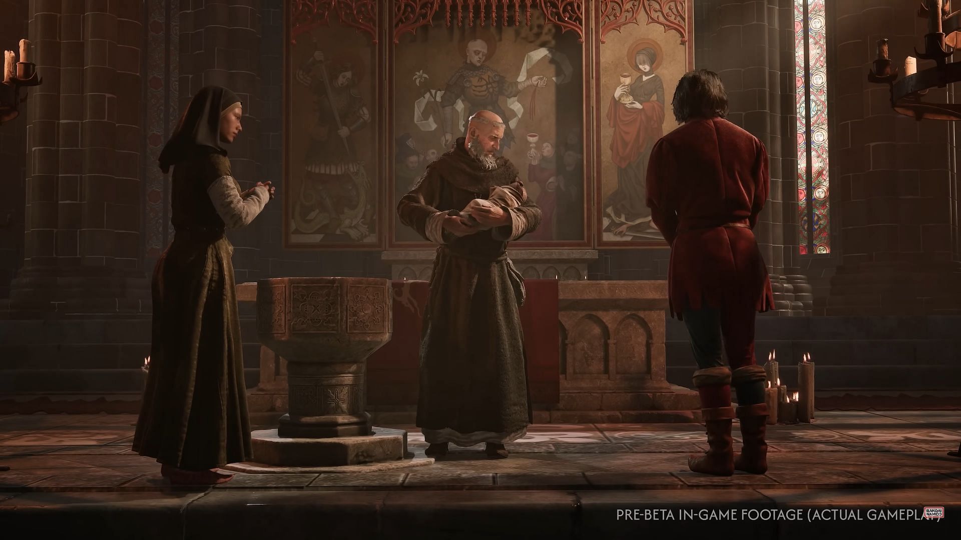 All NPCs in this game have unique personalities and levels of importance (Image via Bandai Namco)